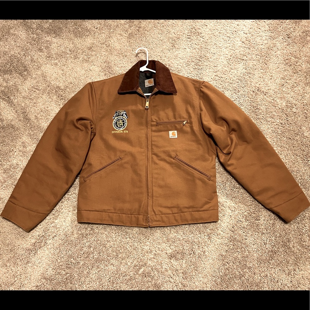 Brotherhood of locomotive engineers and trainman carhartt jacket